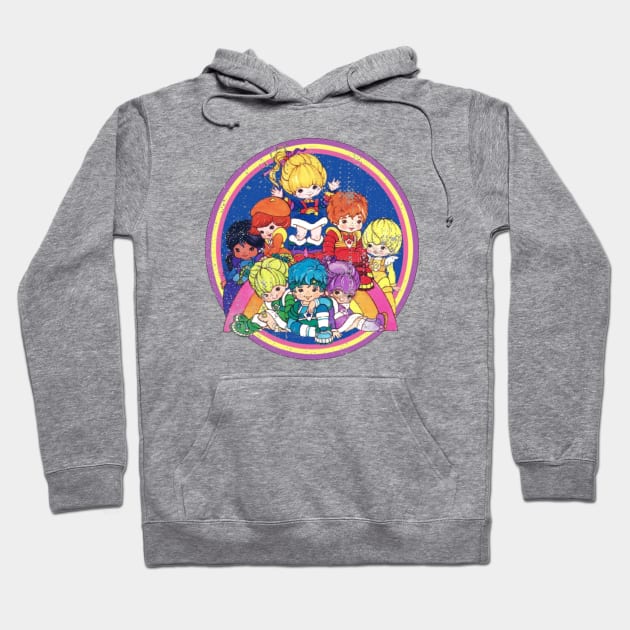 rainbow brite Hoodie by barbados